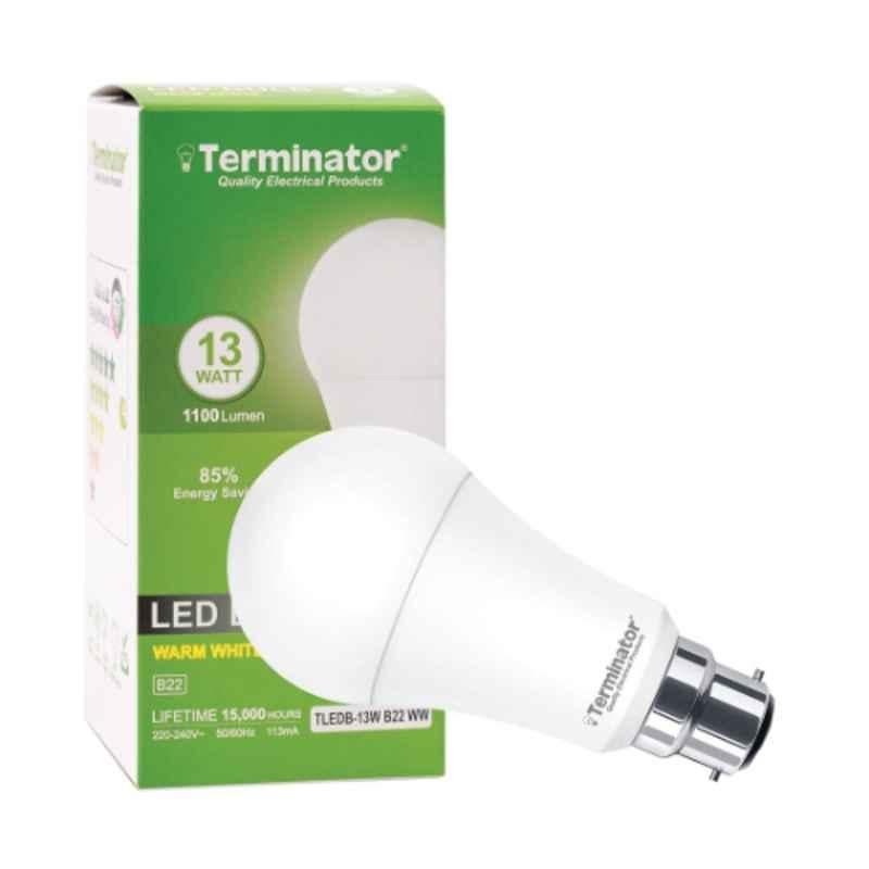 Terminator 13W White LED Bulb, TLEDB-13W B22 WW