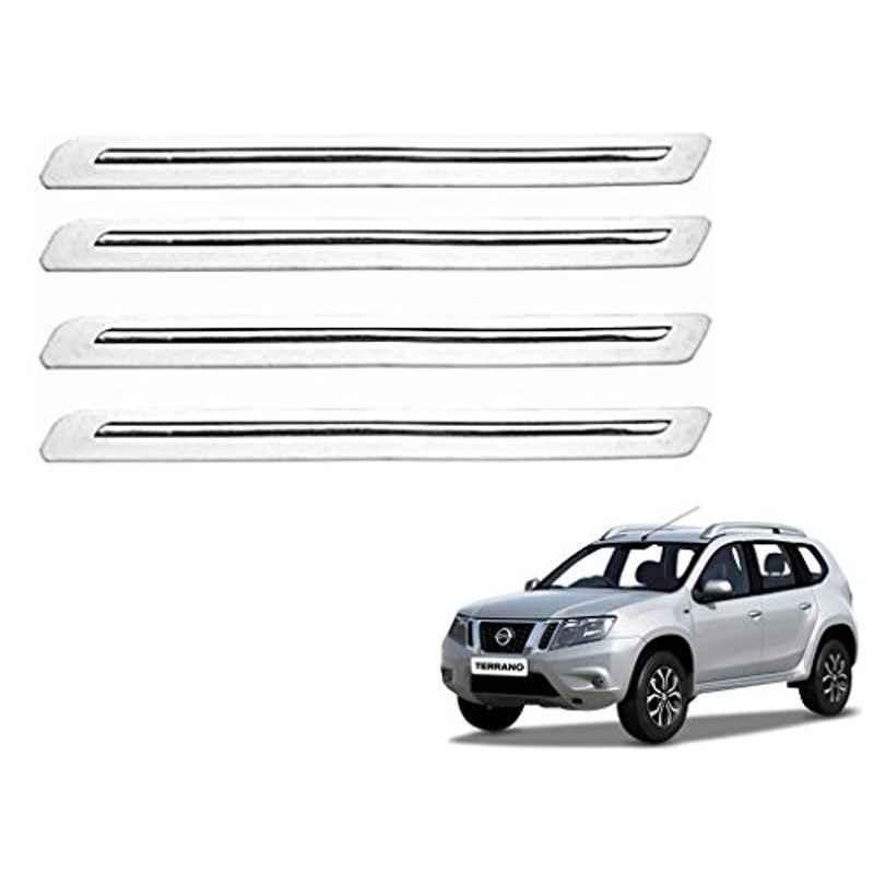 Kozdiko 4 Pcs White Car Bumper Protector Set for Nissan Terrano