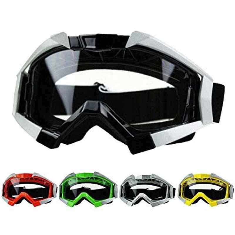 AllExtreme Black & Silver Professional Adult Goggles Ski UV Protection Glasses