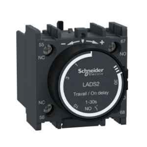 Schneider Electric 1NO+1NC Dark Grey TeSys Time Delay Auxiliary Contact Block, LADS2