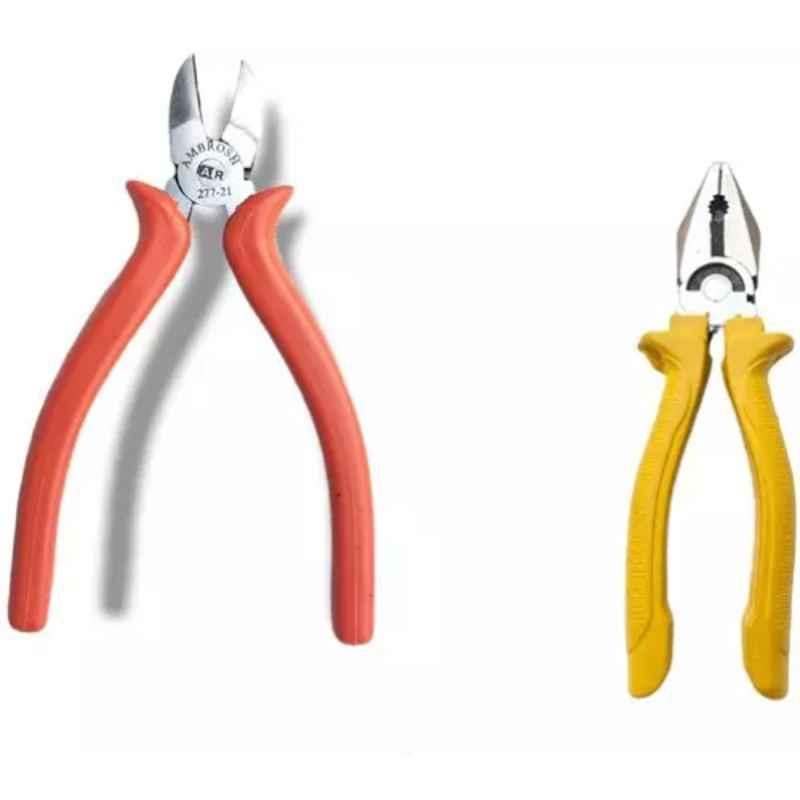 Sky Blue 2 Pcs 7.8 inch Lineman Plier Combo, SBE_PLIER_0257