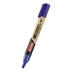 Reynolds HD Blue Permanent Leak Proof Marker Pens with Unique Tip Stopper System (Pack of 15)