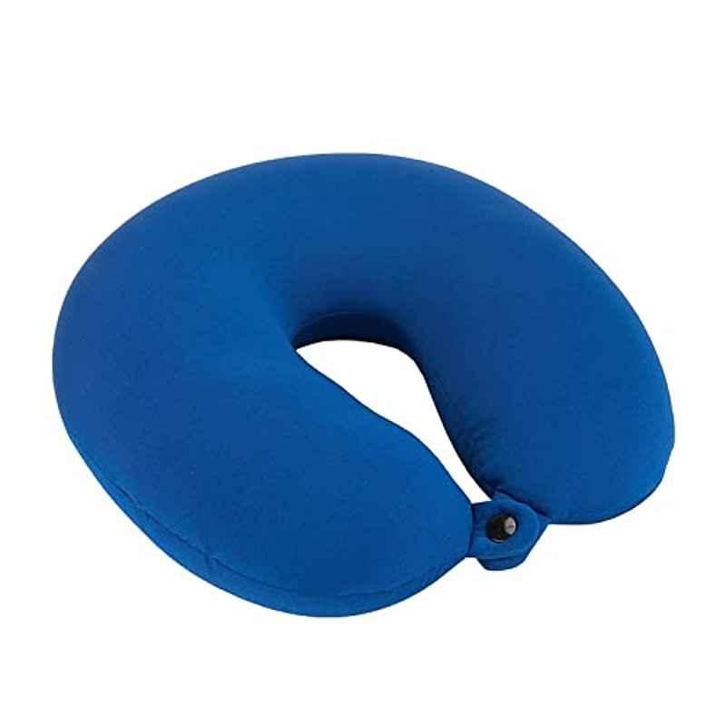 Travelon Polyester & Spandex Blue Microbead Pillow, Size: Free