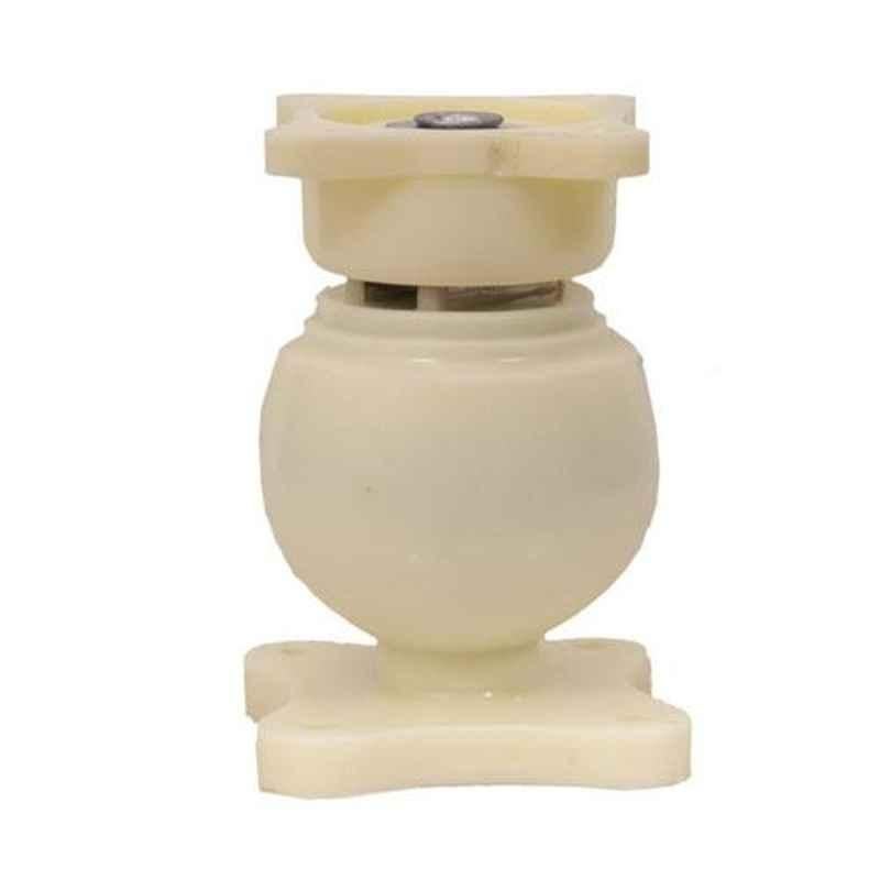 Nixnine Plastic Ivory Magnetic Door Stopper, NO-6_IVR_1PS_A