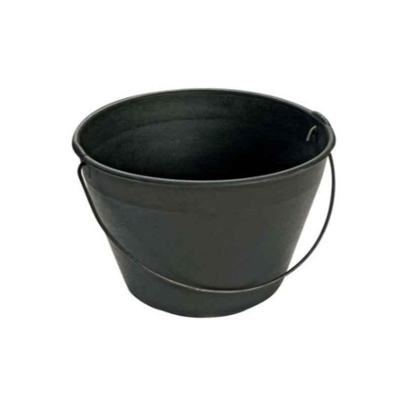 Beorol 12000 ml Polyethylene Black Polyethylene Stucco Bucket, KZM