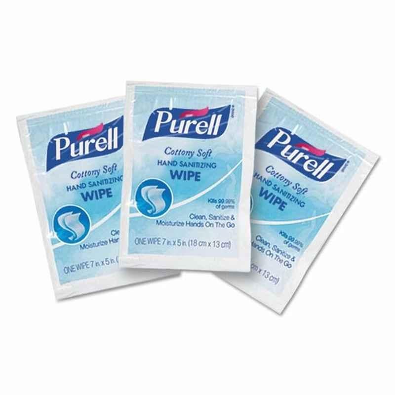 Purell Cottony Soft Hand Sanitizing Wipes, 9026-1M, White, 1000 Pcs/Carton