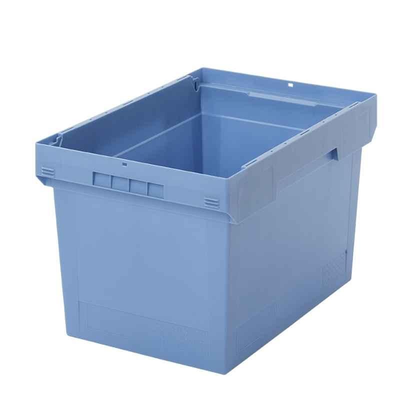 Bito 600x400x373mm 28kg PP Dove Blue Multipurpose MB food & delivery Container with solid sides, 79-51059