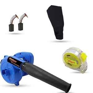 Walkers 800W Plastic Blue Electric Air Blower with Carbon Brushes, Gloves & Measuring Tape, WKCB210