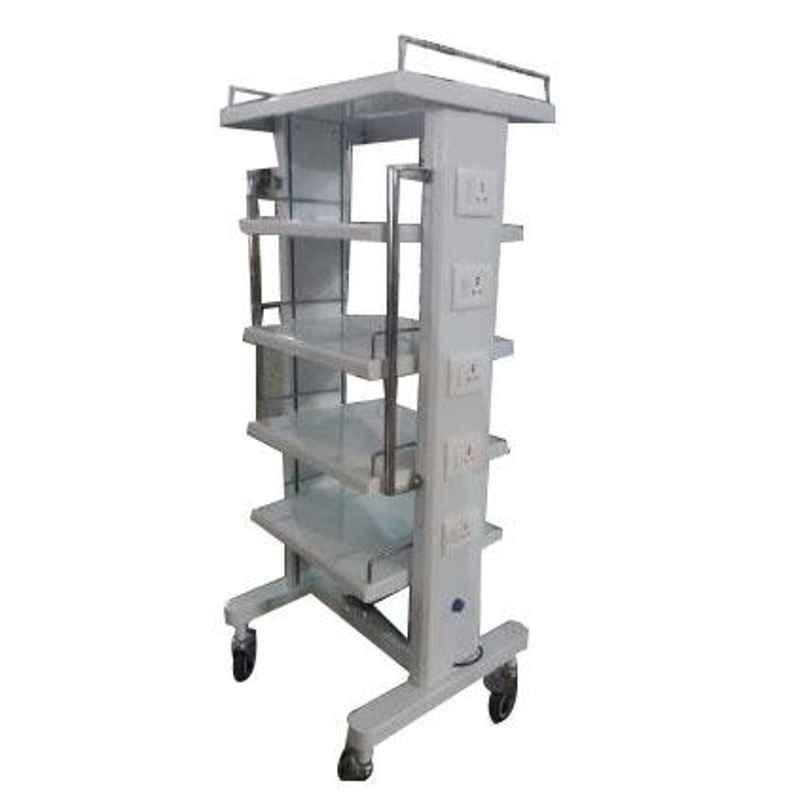 Sangai 1042 60x24 inch Stainless Steel Monitor Trolley