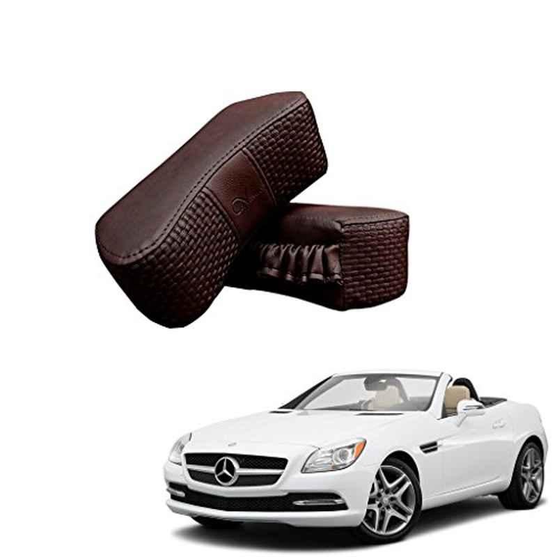 Kozdiko 2 Pcs Memory Foam Cola Neck Rest Cushion Pillow Set for Mercedes Benz SLK