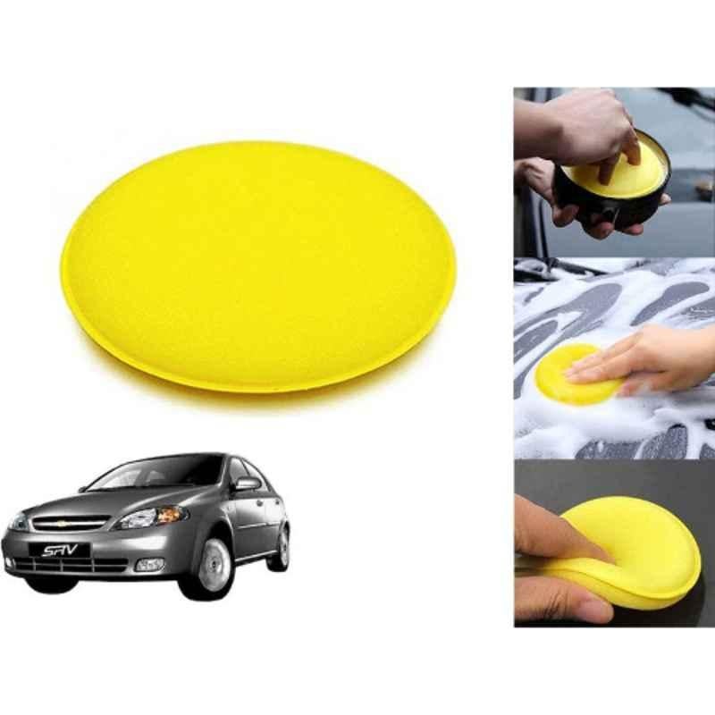 Auto Pearl Polyurethane Beige Washing & Waxing Polish Foam Sponge for Optra