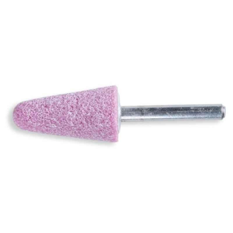 Beta 11111 30x50mm Pink Rounded Cone Abrasive Shaft Mounted Wheel, 111110030