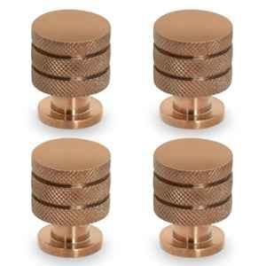 Plantex Knobs for Drawer/Drawer Knobs/Cabinet Knobs/Drawer knobs Handle/Pull-Push Knobs for Home/Office Drawers (Pack of 4) Rose Gold