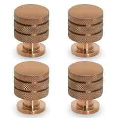 Plantex Knobs for Drawer/Drawer Knobs/Cabinet Knobs/Drawer knobs Handle/Pull-Push Knobs for Home/Office Drawers (Pack of 4) Rose Gold