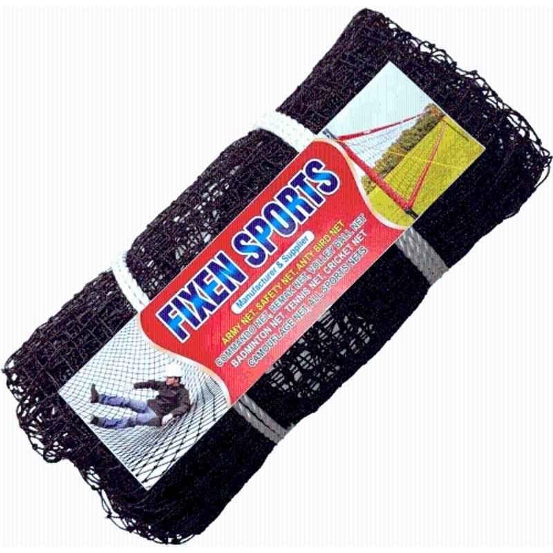 Fixen 21x2.5ft White & Brown 4 Said Tape 2 Said Dori Badminton Net