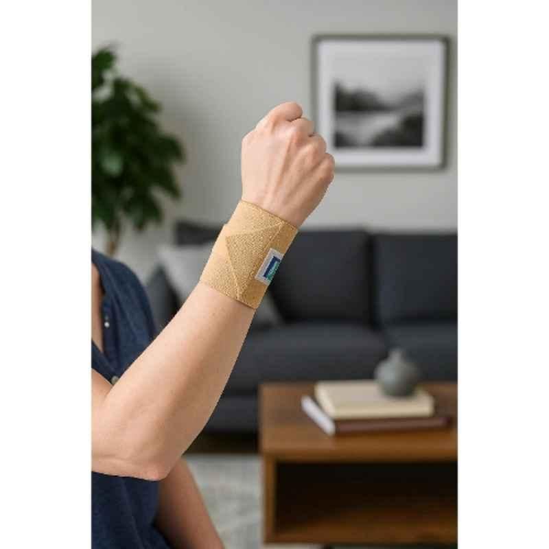 Unisoft Elastic Velcro Wrist Binder, US_WS_01, Size: Free (Pack of 12)