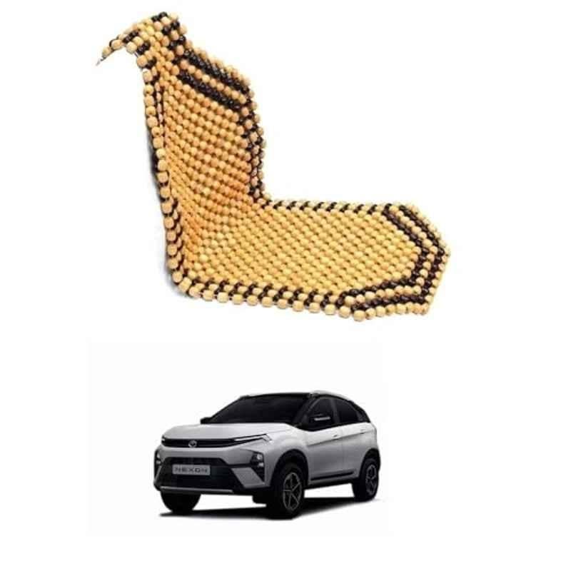 Kozdiko Accupressure Wooden Bead Seat Cover for Tata Nexon Facelift (2023-Present)