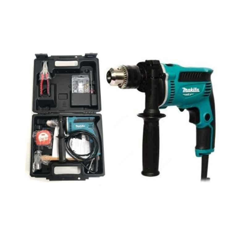 Makita MT Series 14 Pcs 500W Blue Percussion Driver Drill Set, M8103KSPB