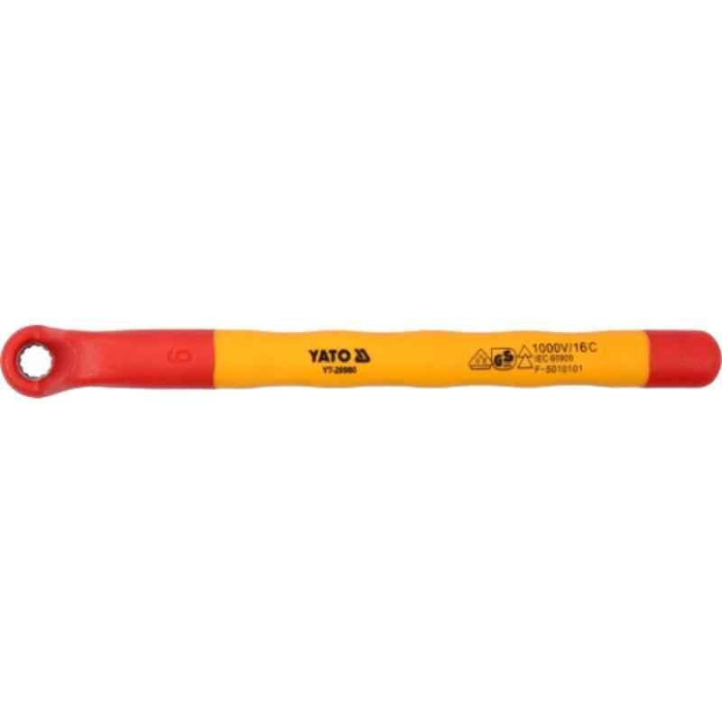 Yato 18mm VDE-1000V CrV Insulated Ring Wrench, YT-20992