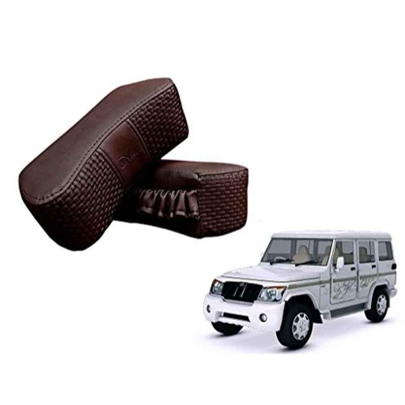 Kozdiko 2 Pcs Memory Foam Cola Neck Rest Cushion Pillow Set for Mahindra Bolero XL