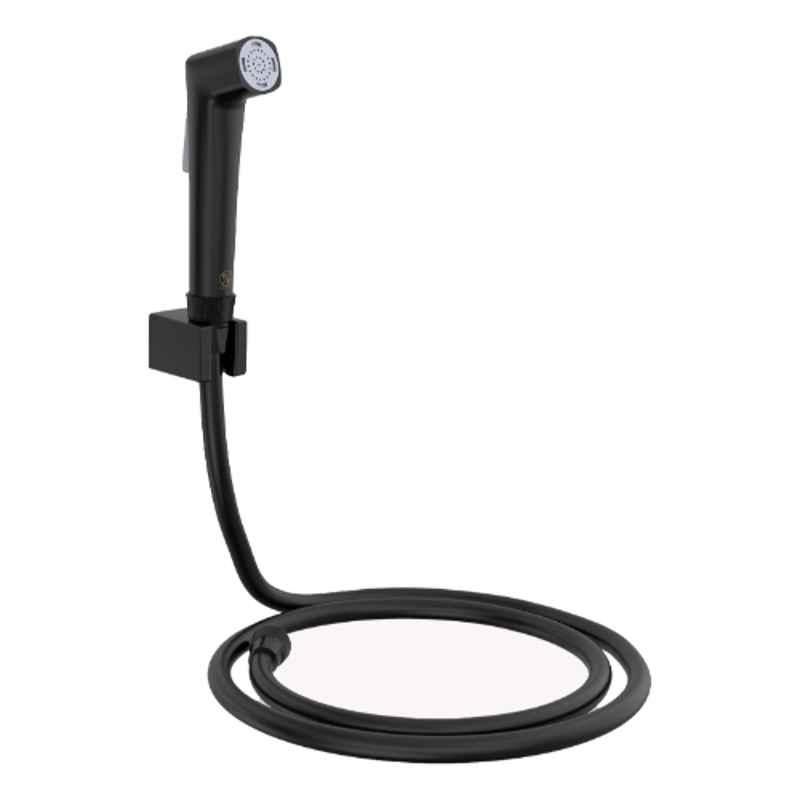 RN Black.5 Health Faucet Set with Hose Pipe & Wall Holder for Toilet Cleaning
