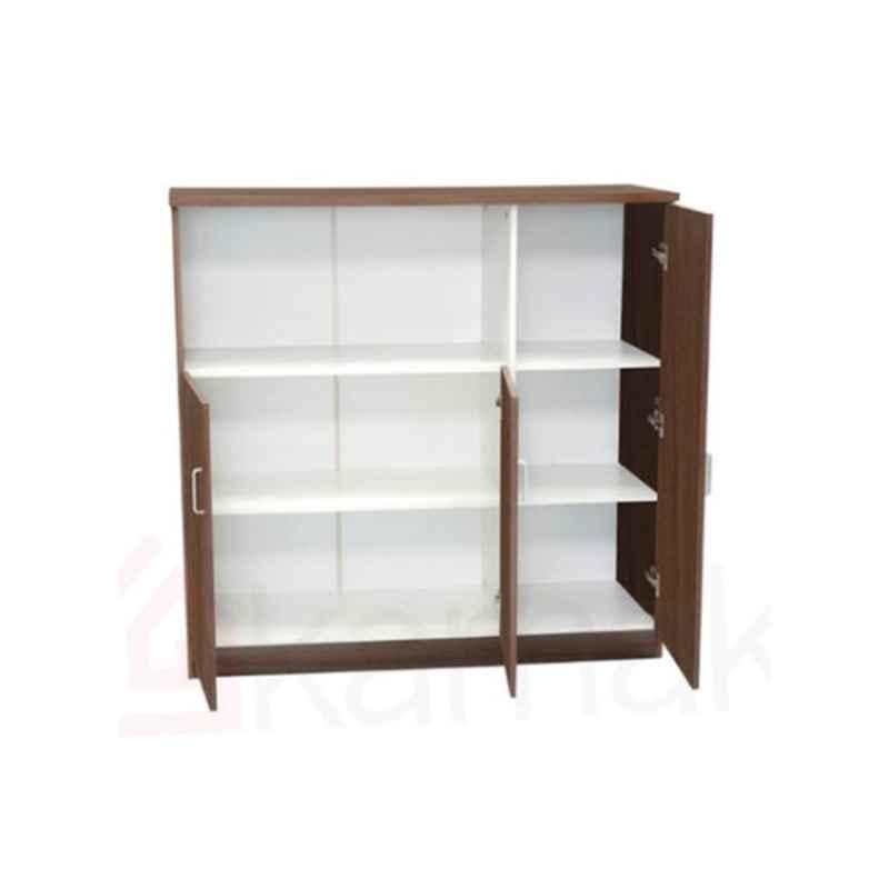 120x120x40cm Wooden Brown Book Shelf Rack