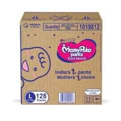 Mamy Poko 128 Pcs Extra Absorb Diapers Pant Packet, Size: Large