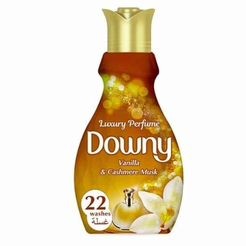 Downy Luxury Perfume Concentrate Fabric Softener, Vanilla and Cashmere Musk, 880ml