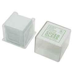 WKM 18x18mm Square Microscope Glass Cover Slide, KT05CS (Pack of 100)