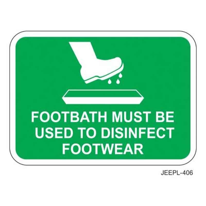 Jeepl Footbath Must Be Used to Sticker, jeepl-406