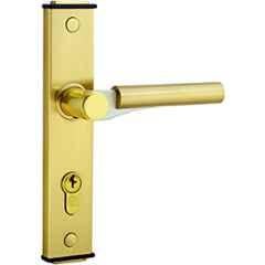Bonus Compact 555 70mm Brush Brass Mortice Lock Set