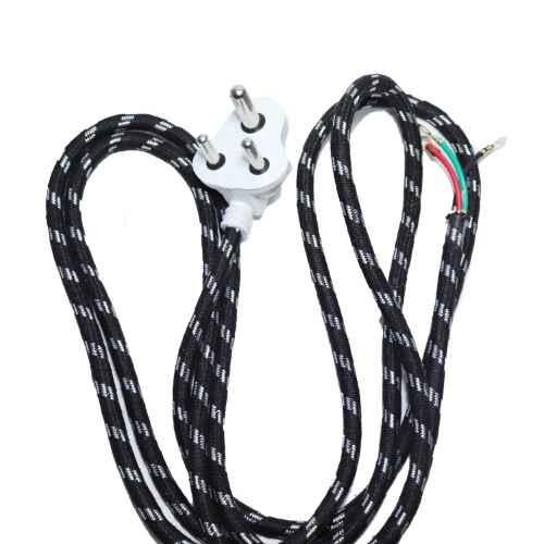 Buy Super GEC 3 Pin 3 Core Cotton Protected Copper Black Power Cable