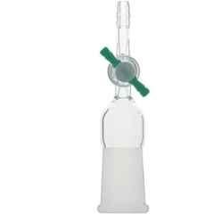 ABGIL B-24 Borosilicate 3.3 Glass Flow Control Adapter with Straight Stopcock, ABG483