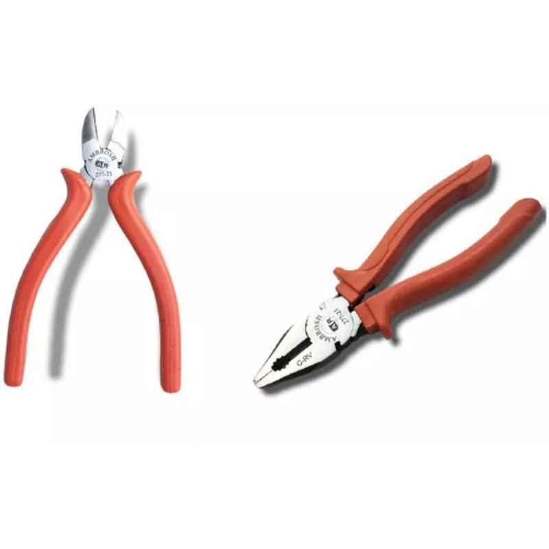 Sky Blue 2 Pcs 7.8 inch Lineman Plier Combo, SBE_PLIER_0263