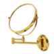Dolphy 20cm Stainless Steel & Brass Gold 5X Magnifying Shaving & Makeup Mirror , DMMR0005