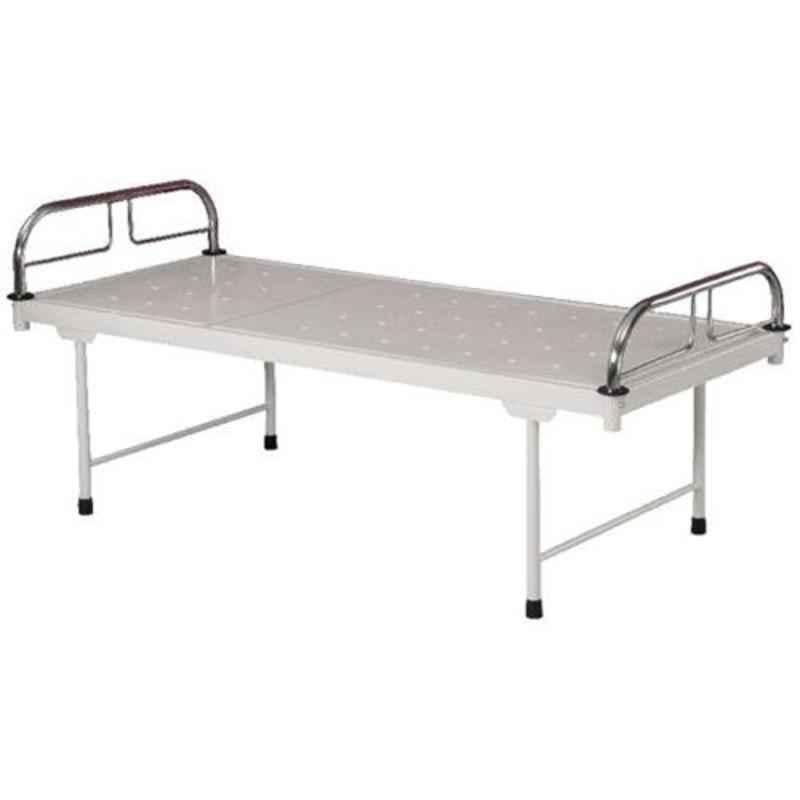 Welltrust 203x90x60cm Mild Steel Deluxe Plain Bed, WLT-751