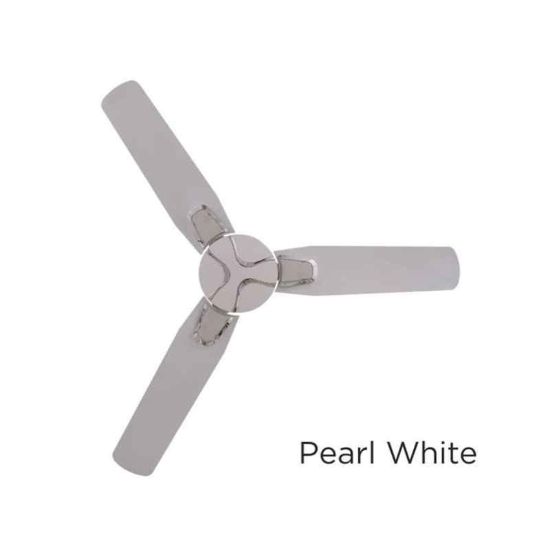 Rally Diamond Premium 65W 3 Blades Pearl White Ceiling Fan, Sweep: 1200 mm