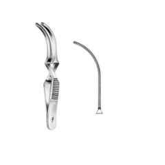 Alis 12cm/4 3/4 inch De-Bakey Curved, A-GEN-606-12