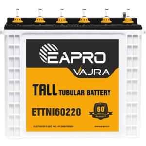 EAPRO Vajra 12V 210Ah Tall Tubular Inverter Battery with 60 Months Warranty, ETTNI60220