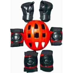 RB International Plastic & EVA Foam Red Skating Kit-484 Skating Kit
