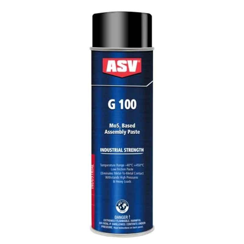 Asv G 100 Mos2 Based Assembly Paste 500L For Maintenance, Running In, Anti-Seize, Press Fitting & Assembly