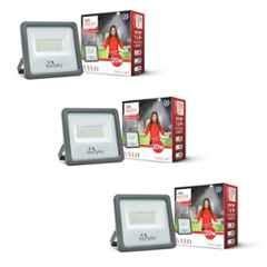 Murphy Xylo 20W 6500K Aluminium Cool White LED Flood Light for Outdoor (Pack of 3)