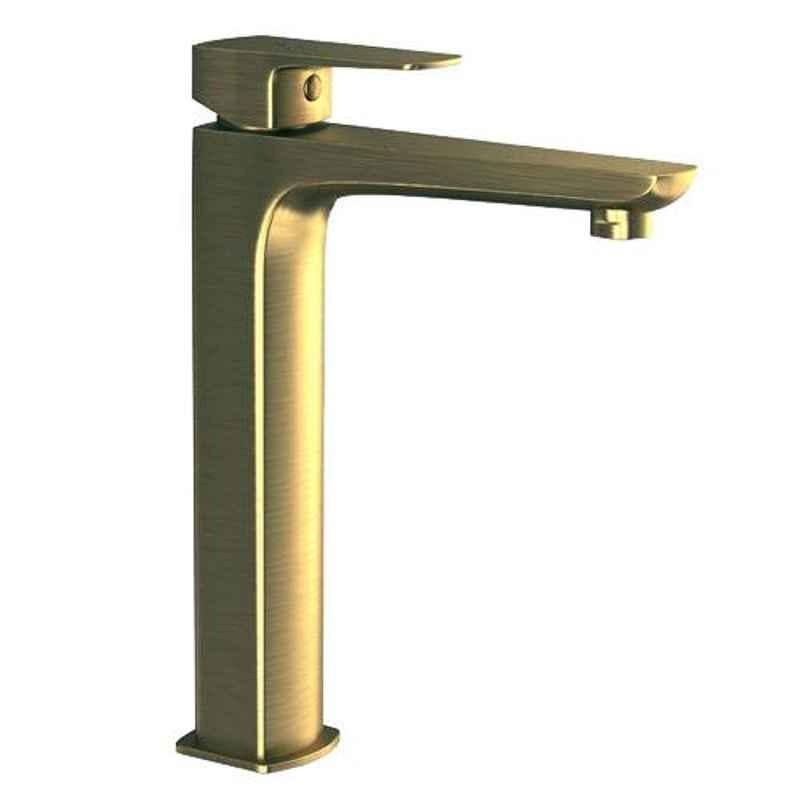 Jaquar Kubix Prime Antique Bronze Single Lever Tall Boy with 155mm Extension Body & 600mm Braided Hose, KUP-ABR-35005BPM