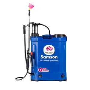 Kamal Agrotech 12V 8Ah HDPE Blue 2 in 1 Battery Sprayer Pump