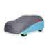 Elegant Grey & Blue Water Resistant Car Body Cover for Hyundai I20 Active