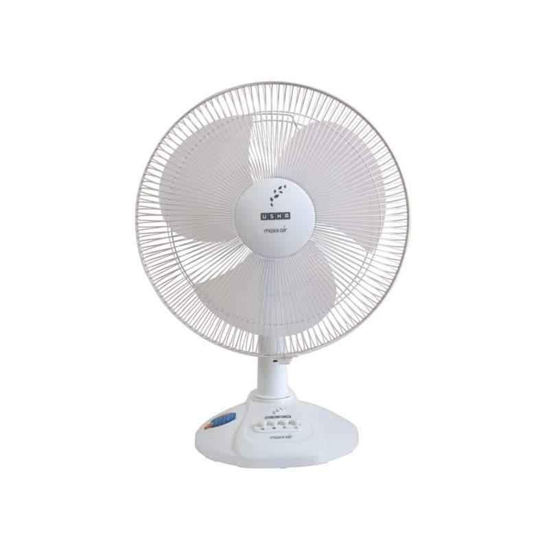 Usha Maxx air TF White Table Fan, Sweep: 400 mm