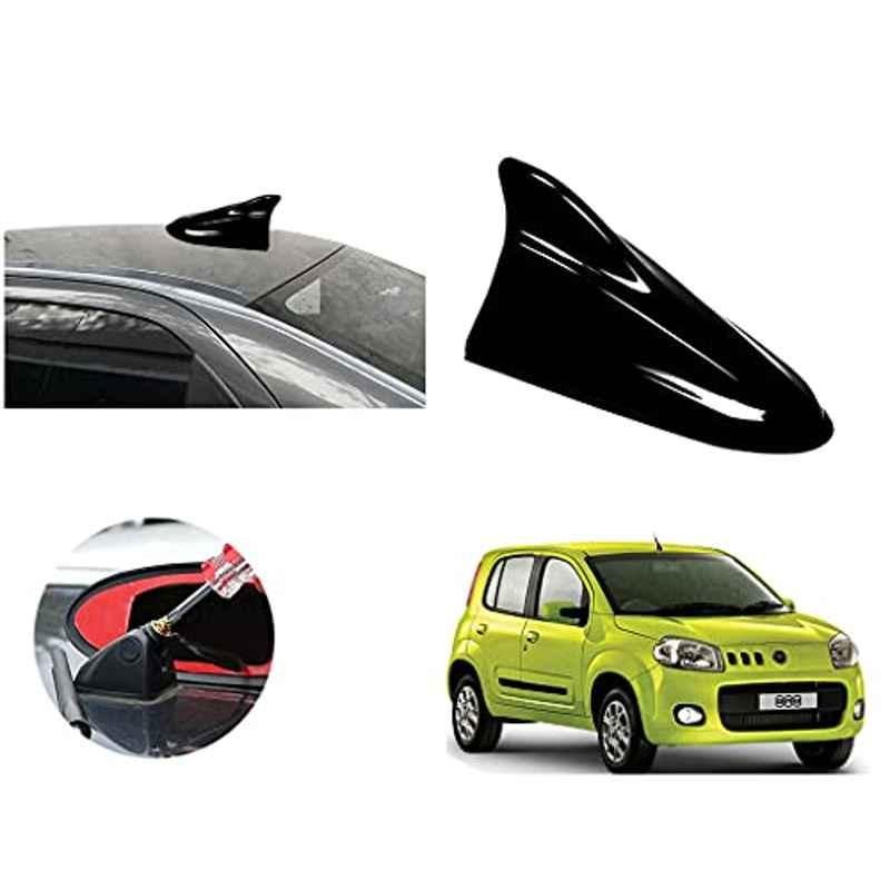 Auto Pearl ABS Black Universal Replacement Shark Fin Car Roof Antenna For Fiat Novo Uno