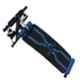 Dolphy 150kg Alloy Steel Blue & Black Decline Sit Up Bench for ABS Exercise