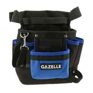 Gazelle G8201 7 Pocket 600D Polyester Toolbag with Belt, Size: 9.5x11 inch