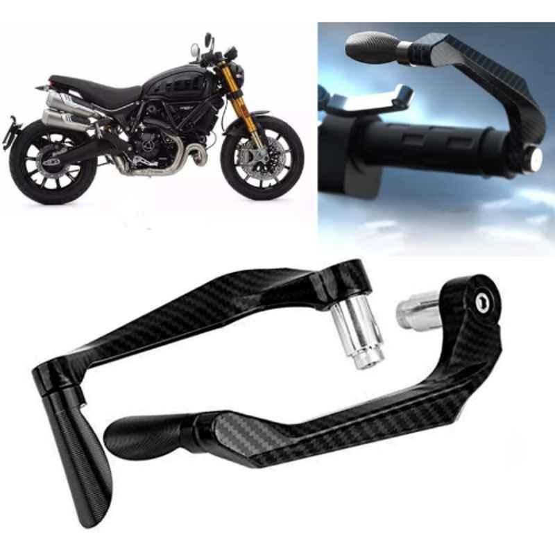 Auto Pearl 2 Pcs Aluminium Carbon Black Brake Clutch Lever Set for Ducati Scrambler 1100